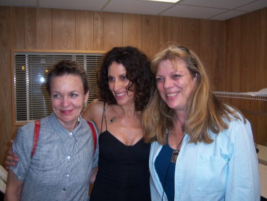 Με την Laurie Anderson + the producer Orly Beigel μετά την 1η συναυλία της στο Μεξικό